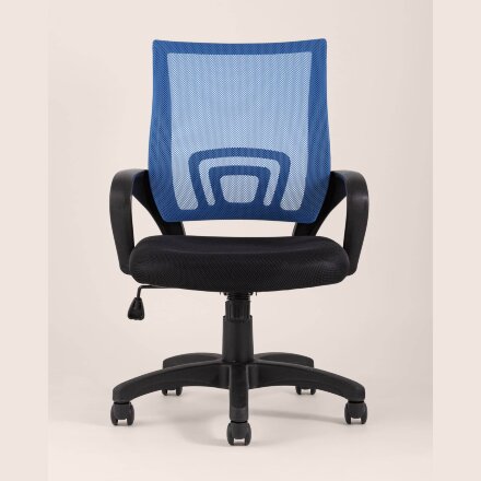 Кресло офисное TopChairs Simple синее 