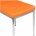 Стул на металлокаркасе на металлокаркасе DC2-001 orange 