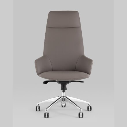 Кресло руководителя TopChairs Bow серый 