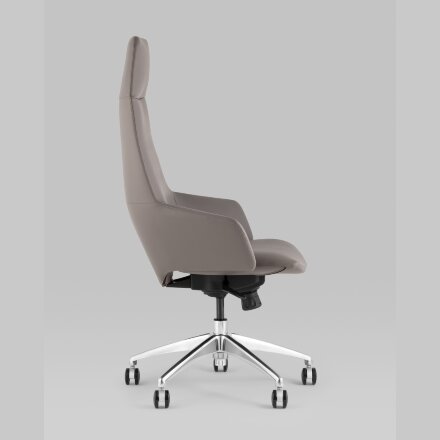 Кресло руководителя TopChairs Bow серый 