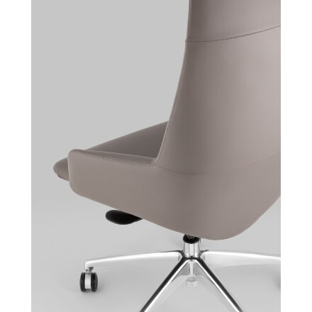 Кресло руководителя TopChairs Bow серый 