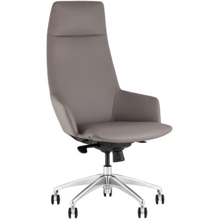 Кресло руководителя TopChairs Bow серый 