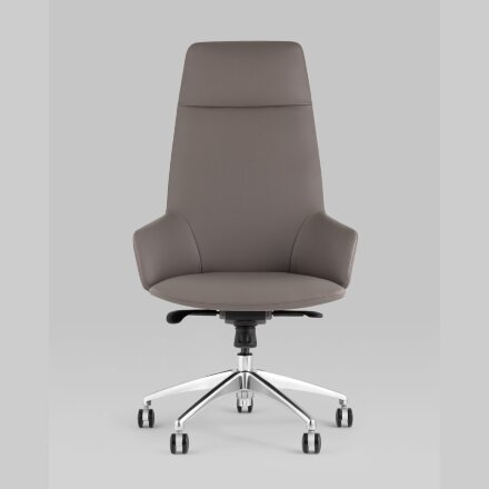 Кресло руководителя TopChairs Bow серый 