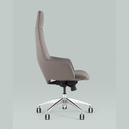 Кресло руководителя TopChairs Bow серый 