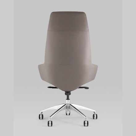 Кресло руководителя TopChairs Bow серый 