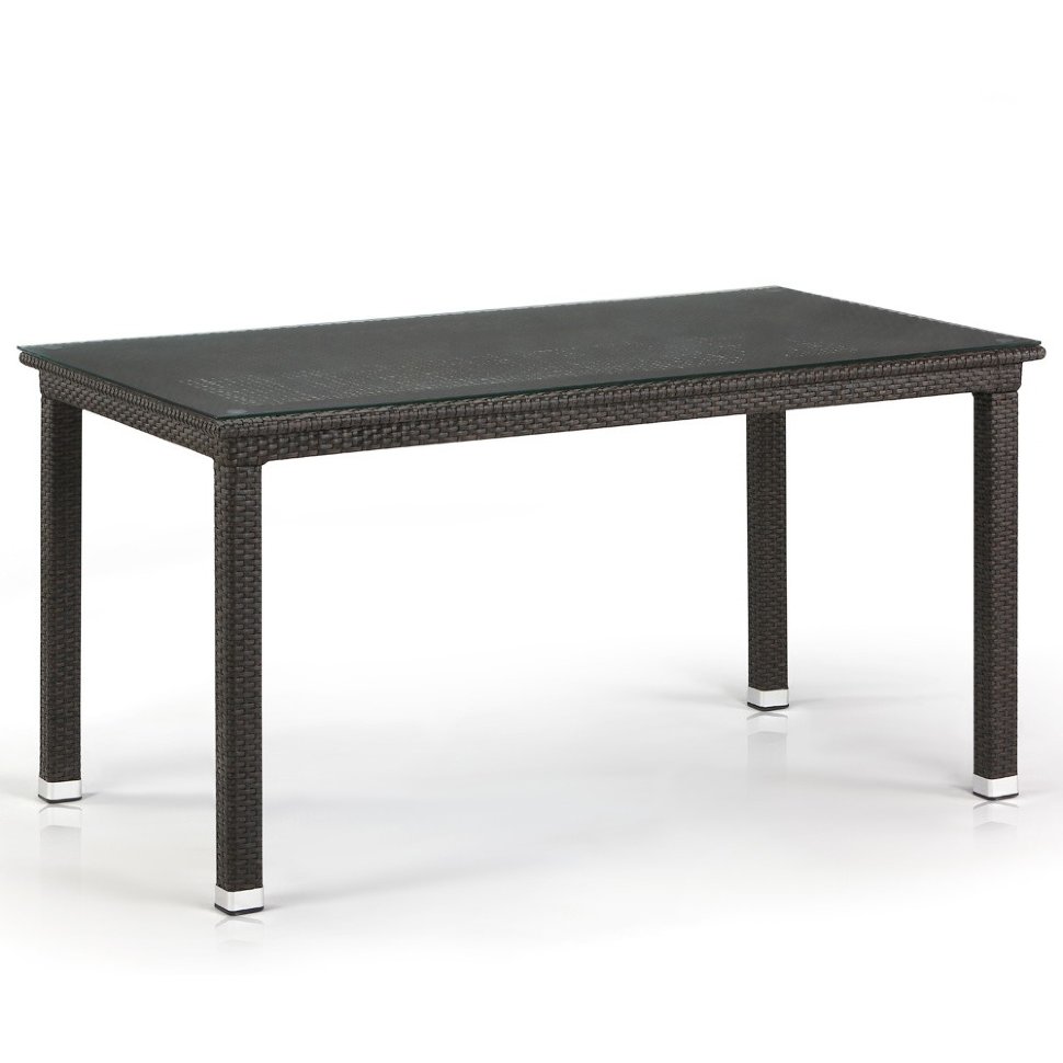 Плетеный стол T256A-W53-140x80 Brown 
