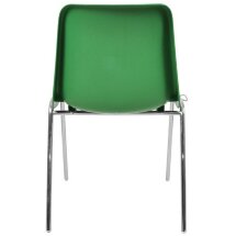 Стул пластиковый на металлокаркасе Vicenza-4k Verde green Ral 6032