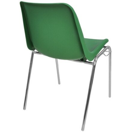 Стул пластиковый на металлокаркасе Vicenza-4k Verde green Ral 6032 Зеленый