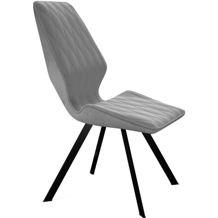 Стул DikLine 243 B22 GREY поворотный/ ножки черные 