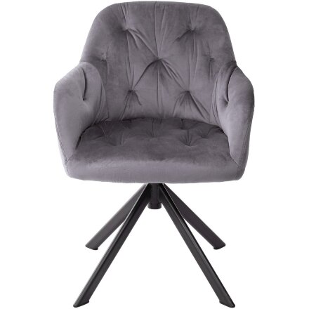 Стул CROCUS DARK GREY поворот.360 град. M-City 
