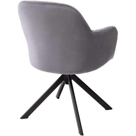 Стул CROCUS DARK GREY поворот.360 град. M-City 