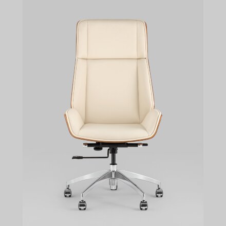 Кресло руководителя TopChairs Crown SN бежевый 