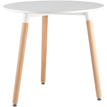 Стол круглый EAMES DST NEW D80 белый