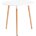 Стол круглый EAMES DST NEW D80 белый 
