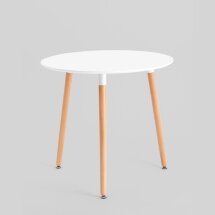 Стол круглый EAMES DST NEW D80 белый