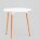 Стол круглый EAMES DST NEW D80 белый 