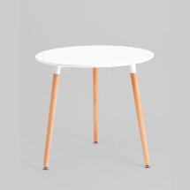 Стол круглый EAMES DST NEW D80 белый