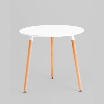 Стол круглый EAMES DST NEW D80 белый 