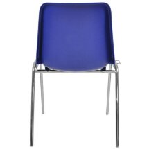 Стул пластиковый на металлокаркасе Vicenza-4k Blu blue RAL 5002
