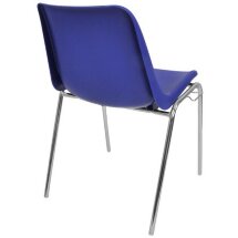 Стул пластиковый на металлокаркасе Vicenza-4k Blu blue RAL 5002