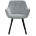 Стул DikLine 252 М поворотный, B22 GREY, ножки черные 