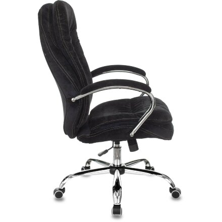 Компьютерное кресло Бюрократ руководителя Бюрократ T-9950SL Fabric черный Light-20 крестовина металл хром мягкая обивка из ве 