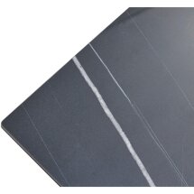 Стол БОГАРТ 200 TITANIUM BLACK PULIDO, керамика / Черный М-City