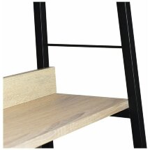 Стеллаж на металлокаркасе BRABIX &quot;LOFT SH-003&quot;, 600х350х1500 мм, 5 полок, цвет дуб натуральный, 641236