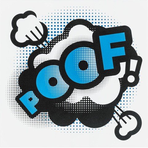 Накладка металлическая на фасад Comic Poof С рисунком Накладка металлическая на фасад Comic Poof С рисунком