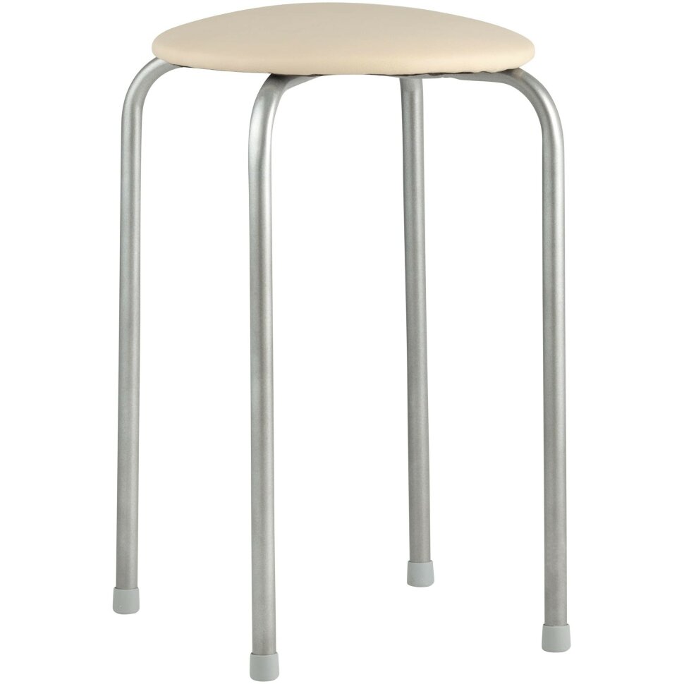 Табурет Stool Group Оранж слоновая кость, металлический каркас, сидение поролон, обивка кожзаменитель Табурет Stool Group Оранж слоновая кость, металлический каркас, сидение поролон, обивка кожзаменитель