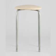 Табурет Stool Group Оранж слоновая кость, металлический каркас, сидение поролон, обивка кожзаменитель