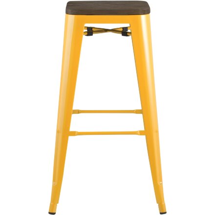 Стул барный TOLIX WOOD желтый 4 шт 