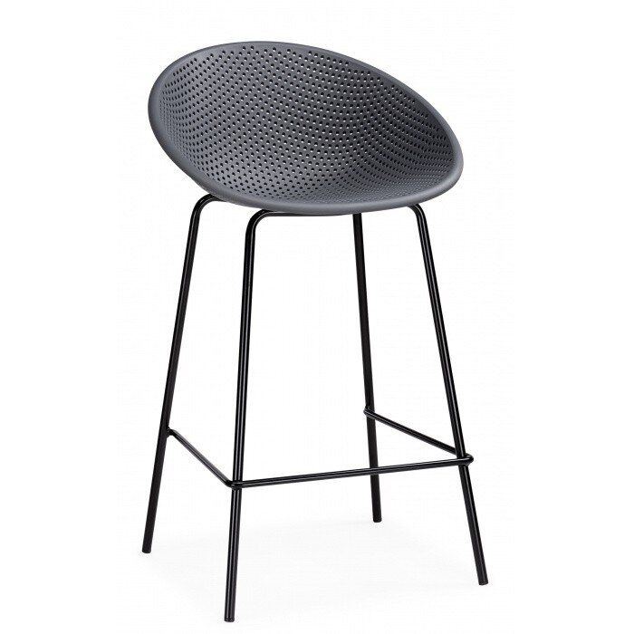 Барный стул Zeta dark grey / black Барный стул Zeta dark grey / black
