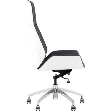 Кресло руководителя TopChairs Crown SN серо-голубой 