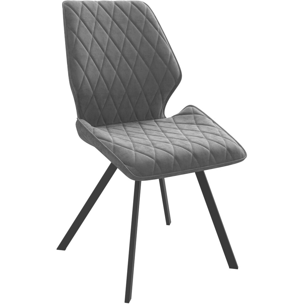 Стул DikLine 242PRO B22 GREY, ножки черные Стул DikLine 242PRO B22 GREY, ножки черные