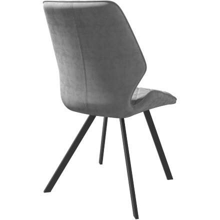 Стул DikLine 242PRO B22 GREY, ножки черные 