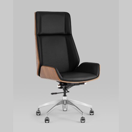 Кресло руководителя TopChairs Crown SN черный 
