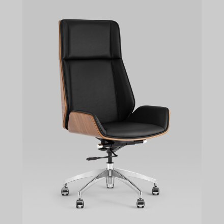 Кресло руководителя TopChairs Crown SN черный 