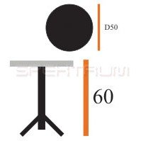 Rosita d50 Стол журнальный 