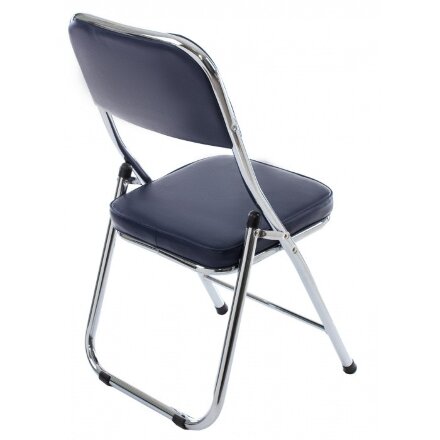 Стул на металлокаркасе Chair раскладной темно-синий 