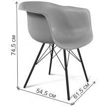 Стул на металлокаркасе SHT-ST31 / S37 красный / красный ral3020 / черный муар