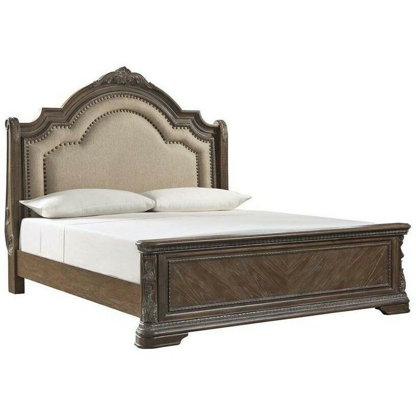 КРОВАТЬ QUEEN CHARMOND B803-54/57/96 155*205 Б/О Коричневый КРОВАТЬ QUEEN CHARMOND B803-54/57/96 155*205 Б/О Коричневый