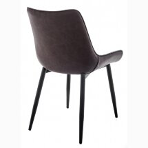 Стул на металлокаркасе Seda light beige / dark brown