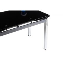 Стол стеклянный Kvadro 110 черный