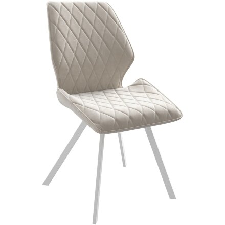 Стул DikLine 242PRO B03 BEIGE, ножки белые 