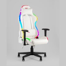 Кресло спортивное TopChairs GMM-080 белый на черной базе