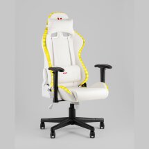 Кресло спортивное TopChairs GMM-080 белый на черной базе