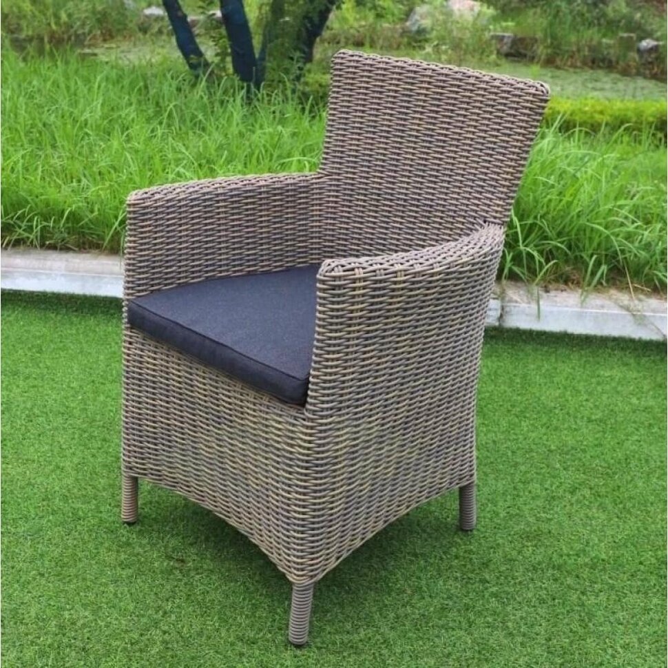 Плетеное кресло AM-395C-Grey Плетеное кресло AM-395C-Grey