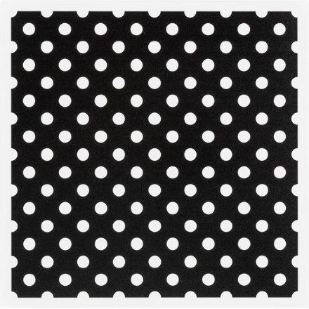 Накладка металлическая на фасад White Dots С рисунком
