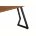 Стол деревянный Kont 120х80х75 dark walnut 